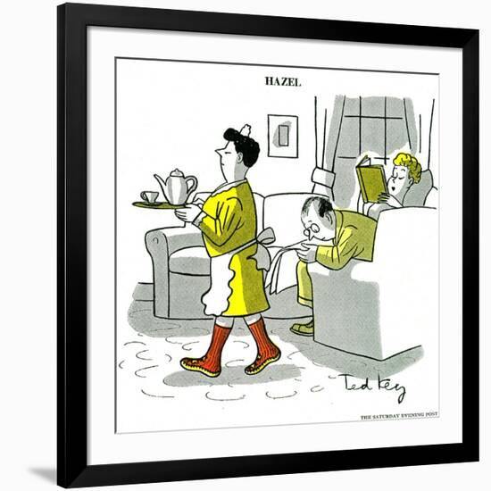 Hazel Cartoon-Ted Key-Framed Giclee Print