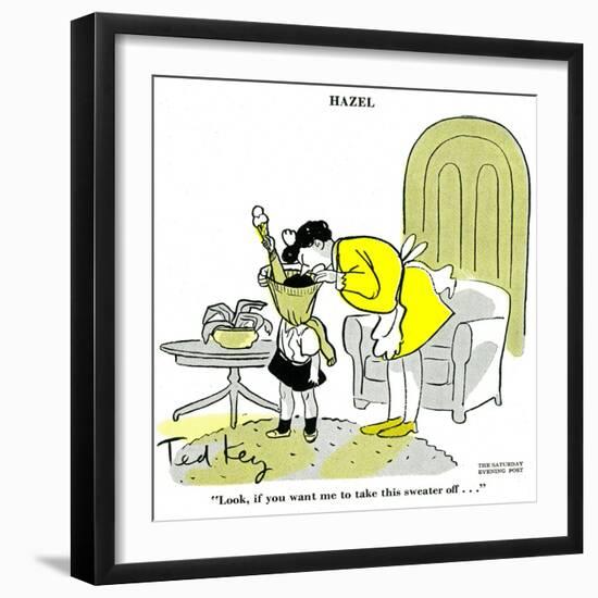 Hazel Cartoon-Ted Key-Framed Giclee Print