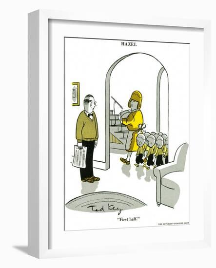 Hazel Cartoon-Ted Key-Framed Giclee Print