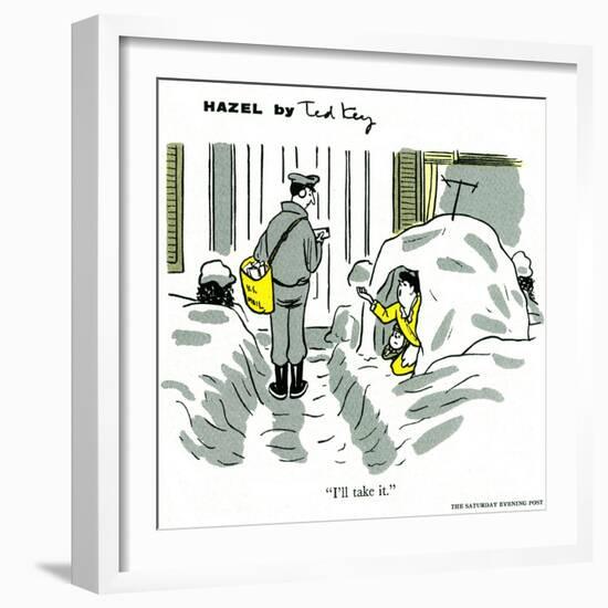 Hazel Cartoon-Ted Key-Framed Giclee Print