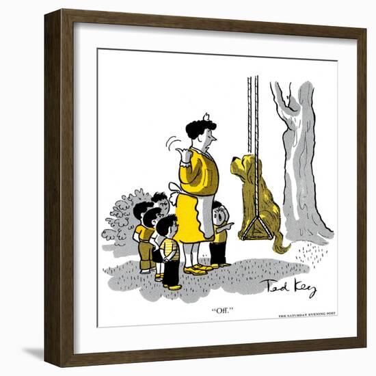 Hazel Cartoon-Ted Key-Framed Giclee Print