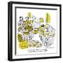 Hazel Cartoon-Ted Key-Framed Giclee Print