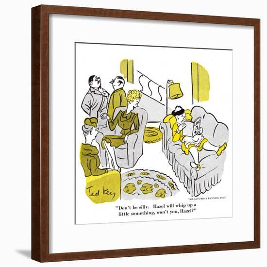 Hazel Cartoon-Ted Key-Framed Giclee Print