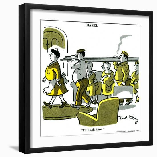 Hazel Cartoon-Ted Key-Framed Giclee Print