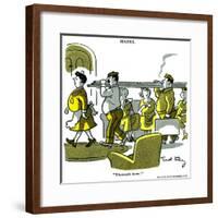 Hazel Cartoon-Ted Key-Framed Giclee Print