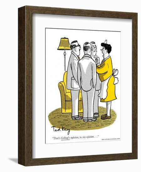 Hazel Cartoon-Ted Key-Framed Giclee Print