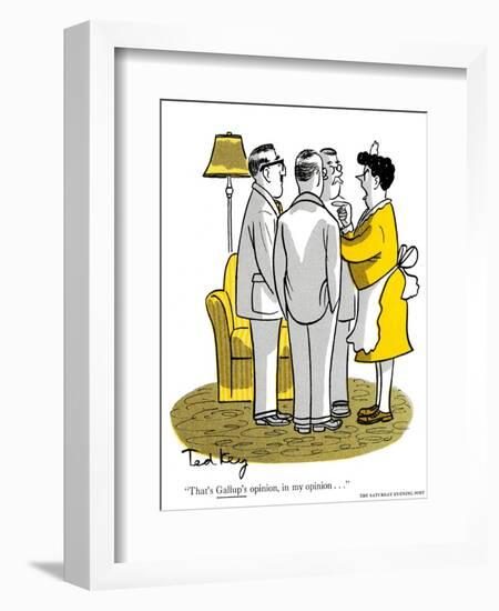 Hazel Cartoon-Ted Key-Framed Giclee Print