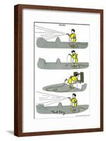 Hazel Cartoon-Ted Key-Framed Giclee Print