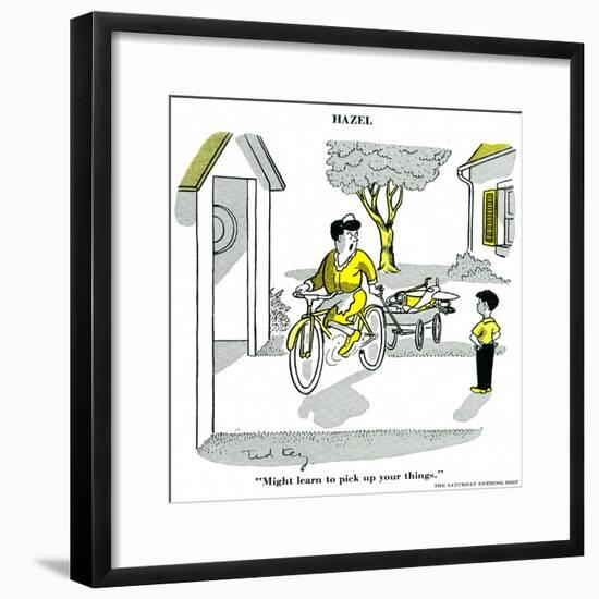 Hazel Cartoon-Ted Key-Framed Giclee Print