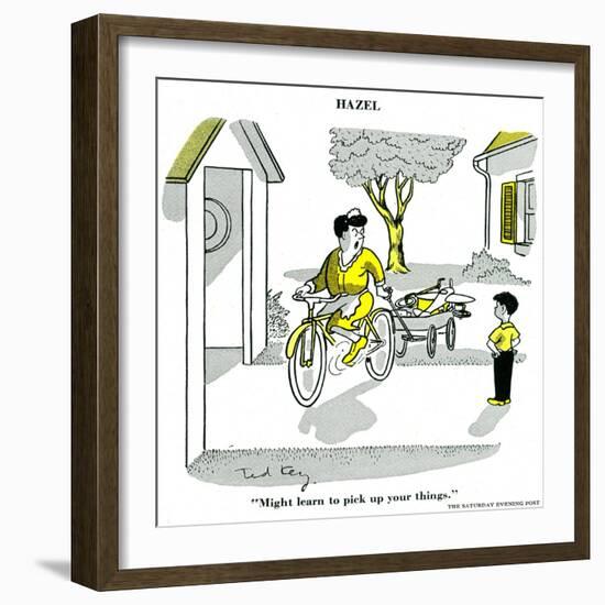 Hazel Cartoon-Ted Key-Framed Giclee Print