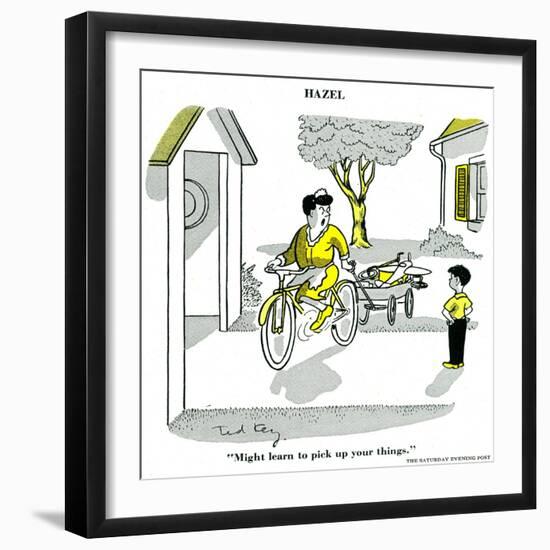 Hazel Cartoon-Ted Key-Framed Giclee Print