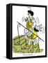 Hazel Cartoon-Ted Key-Framed Stretched Canvas