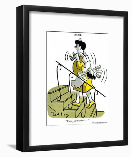 Hazel Cartoon-Ted Key-Framed Giclee Print