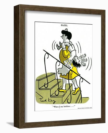 Hazel Cartoon-Ted Key-Framed Giclee Print