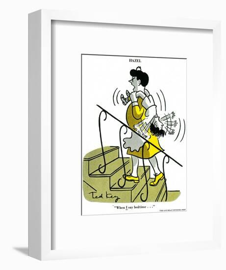 Hazel Cartoon-Ted Key-Framed Giclee Print