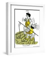 Hazel Cartoon-Ted Key-Framed Giclee Print