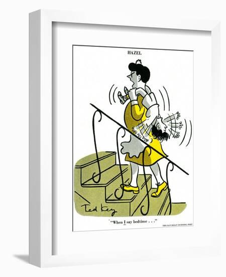 Hazel Cartoon-Ted Key-Framed Giclee Print