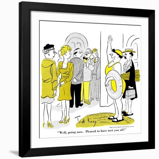 Hazel Cartoon-Ted Key-Framed Giclee Print