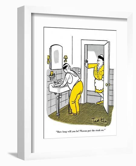 Hazel Cartoon-Ted Key-Framed Giclee Print