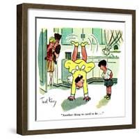 Hazel Cartoon-Ted Key-Framed Giclee Print