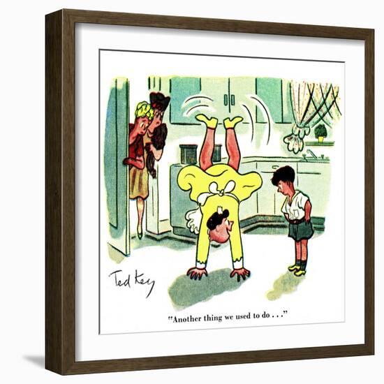 Hazel Cartoon-Ted Key-Framed Giclee Print