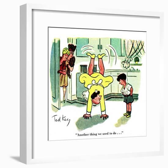 Hazel Cartoon-Ted Key-Framed Giclee Print