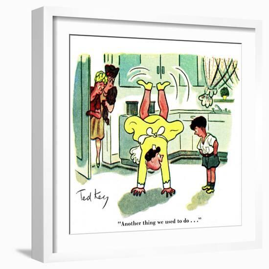 Hazel Cartoon-Ted Key-Framed Giclee Print