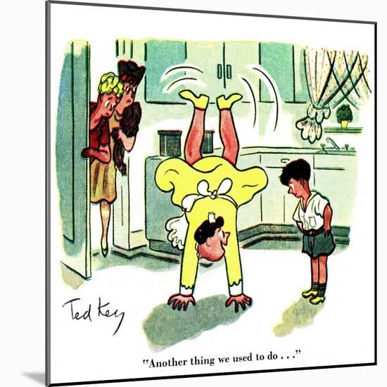 Hazel Cartoon-Ted Key-Mounted Giclee Print