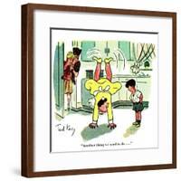 Hazel Cartoon-Ted Key-Framed Giclee Print