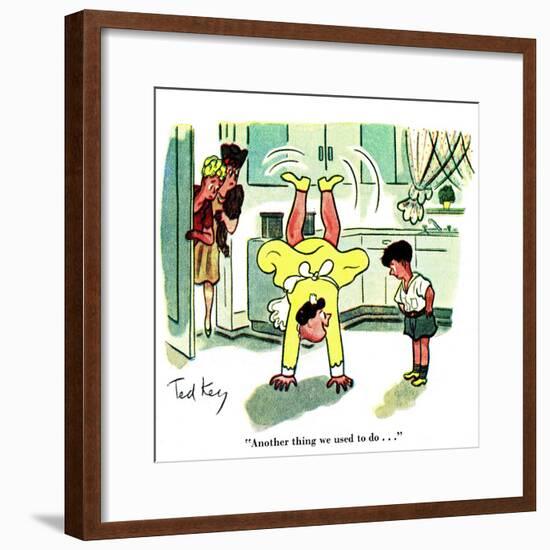 Hazel Cartoon-Ted Key-Framed Giclee Print