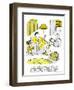 Hazel Cartoon-Ted Key-Framed Giclee Print