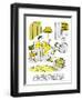 Hazel Cartoon-Ted Key-Framed Giclee Print