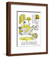 Hazel Cartoon-Ted Key-Framed Giclee Print