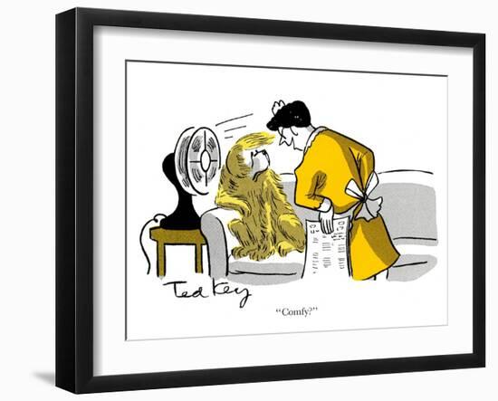 Hazel Cartoon-Ted Key-Framed Giclee Print