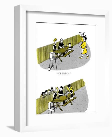 Hazel Cartoon-Ted Key-Framed Giclee Print