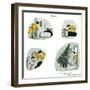 Hazel Cartoon-Ted Key-Framed Giclee Print