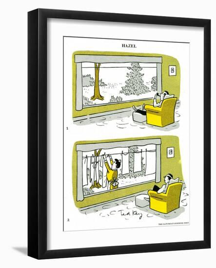 Hazel Cartoon-Ted Key-Framed Giclee Print