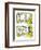 Hazel Cartoon-Ted Key-Framed Giclee Print