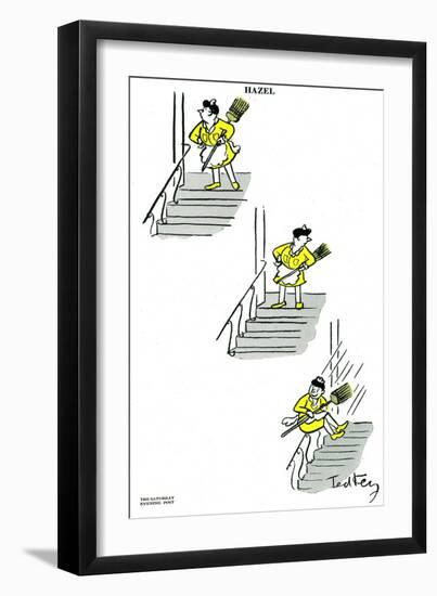 Hazel Cartoon-Ted Key-Framed Giclee Print