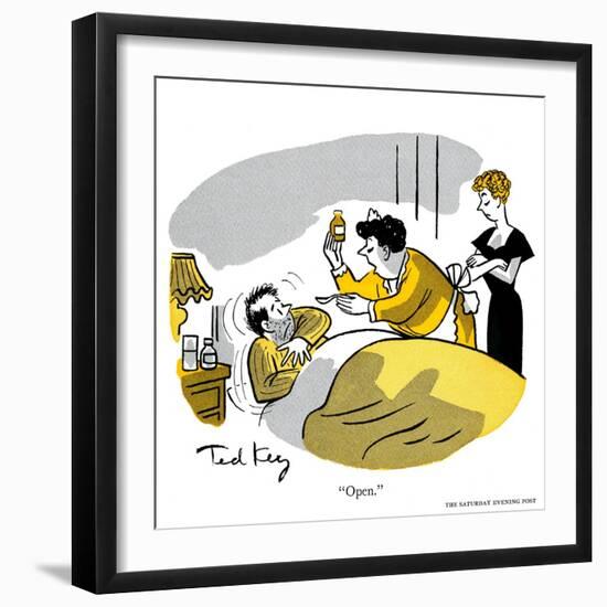 Hazel Cartoon-Ted Key-Framed Giclee Print