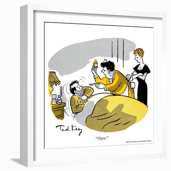 Hazel Cartoon-Ted Key-Framed Giclee Print