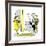 Hazel Cartoon-Ted Key-Framed Giclee Print