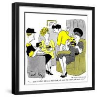 Hazel Cartoon-Ted Key-Framed Giclee Print