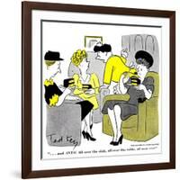 Hazel Cartoon-Ted Key-Framed Giclee Print