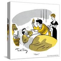 Hazel Cartoon-Ted Key-Stretched Canvas