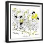 Hazel Cartoon-Ted Key-Framed Giclee Print