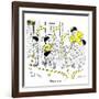 Hazel Cartoon-Ted Key-Framed Giclee Print