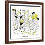 Hazel Cartoon-Ted Key-Framed Giclee Print