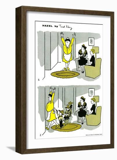 Hazel Cartoon-Ted Key-Framed Giclee Print