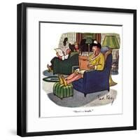 Hazel Cartoon-Ted Key-Framed Giclee Print